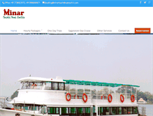 Tablet Screenshot of minartouristboatcochin.com